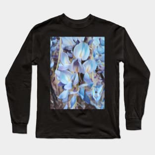 wisteria painting Long Sleeve T-Shirt